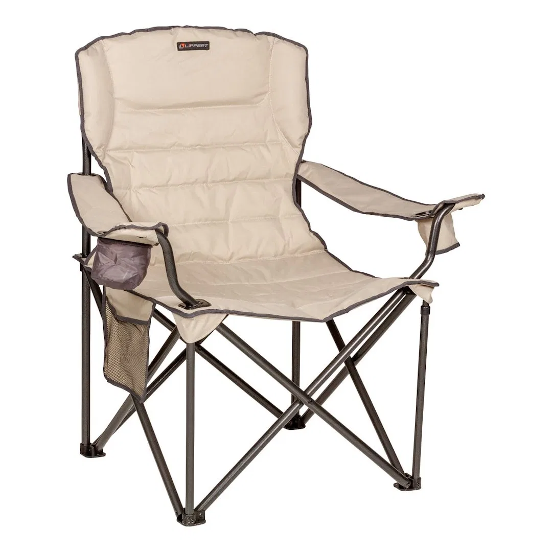 2022114819 – LIPPERT COMP Camping Chair, Camp Chair 38-1/2 Inch Length x 26 Inch Height x 42 Inch Depth 500 Pound Wei...